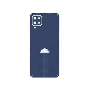 MAHOOT Minimal Data Cloud Cover Sticker for Samsung Galaxy A12 Nacho