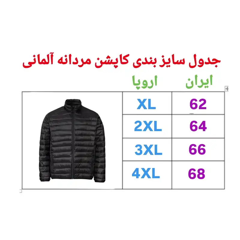 کاپشن مردانه مدل Li20252025