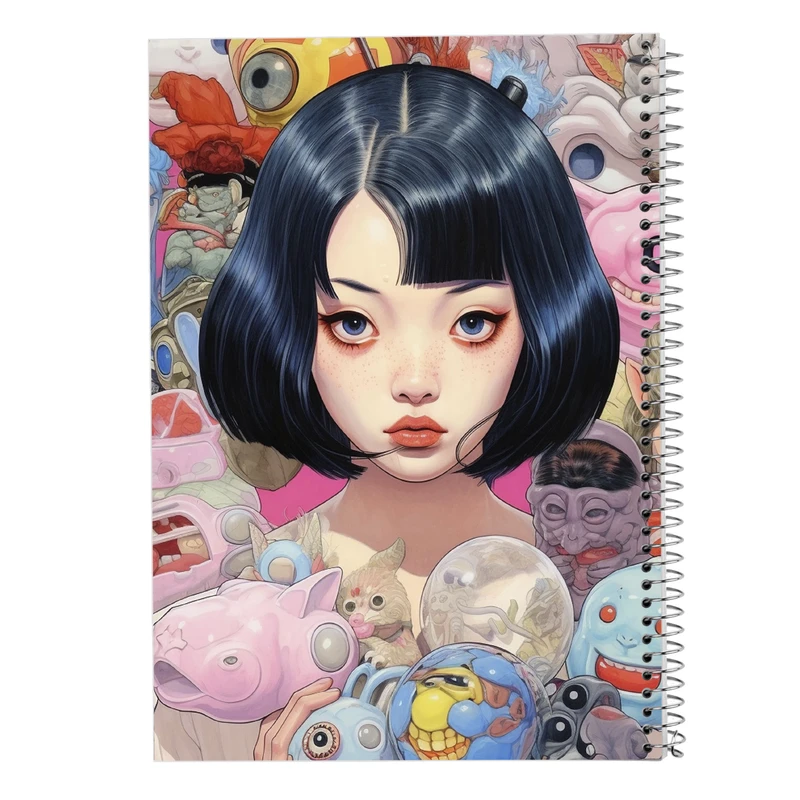 دفتر شطرنجی 50 برگ مدوپد مدل ریک اند مورتی rick&morty کد DF10824