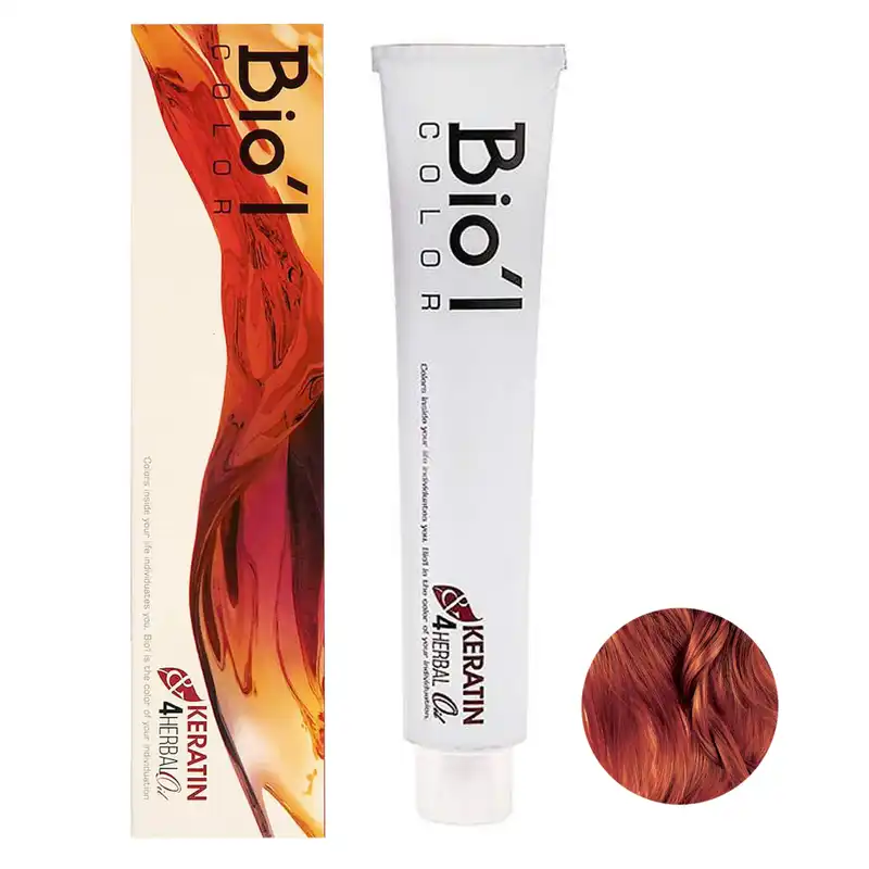 رنگ مو بیول شماره 7.85 حجم 100 میلی لیتر رنگ بلوند فندقی روشن