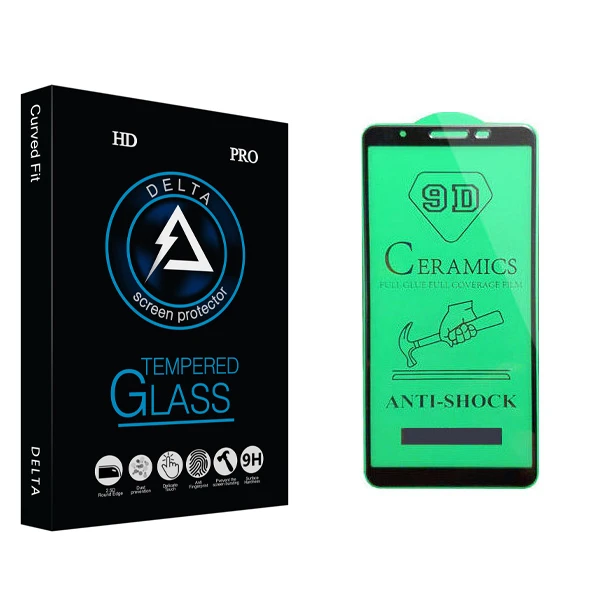محافظ صفحه نمایش سرامیکی دلتا مدل Fit مناسب برای گوشی موبایل سامسونگ Galaxy A3 Core
