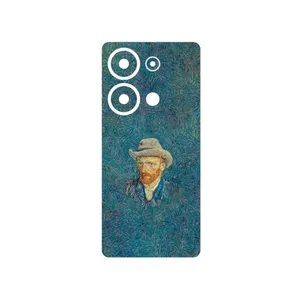 MAHOOT Self portrait with a gray felt hat Cover Sticker for Xiaomi Redmi Note 13 Pro 4G