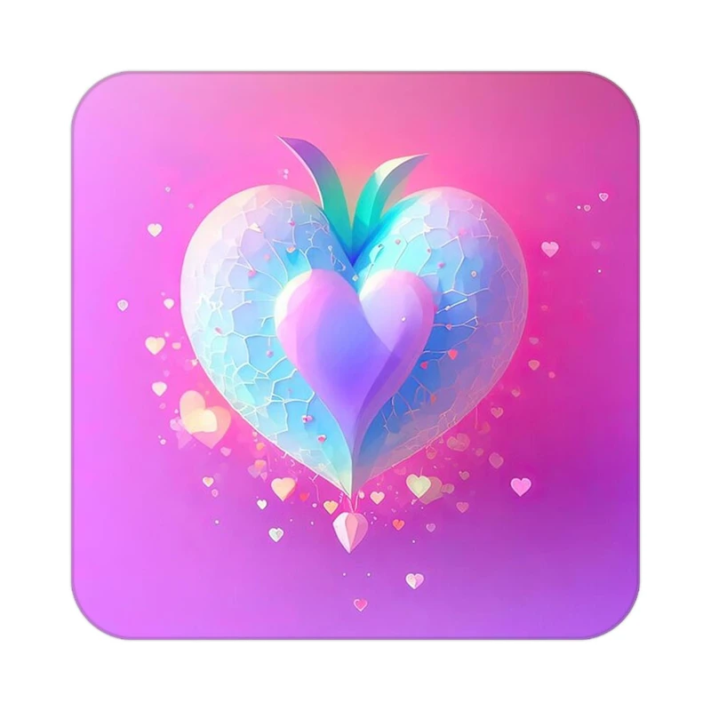 زیر لیوانی کاکتی مدل عاشقانه کد mp14169