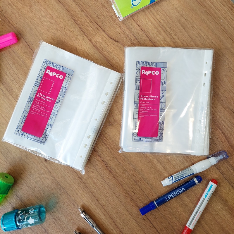 کاور کاغذ A5 پاپکو کد A5-7 بسته 200 عددی