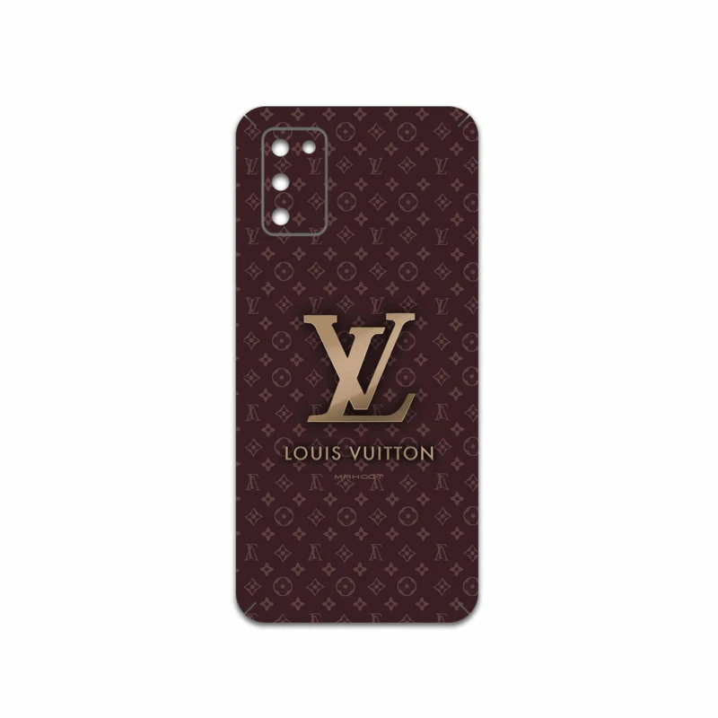 برچسب پوششی ماهوت مدل LOUIS-VUITTON-Logo مناسب برای گوشی موبایل سامسونگ Galaxy A03S