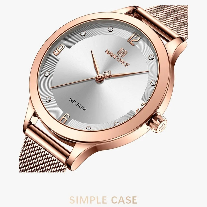 ساعت مچی عقربه ای زنانه نیوی فورس مدل NF5023