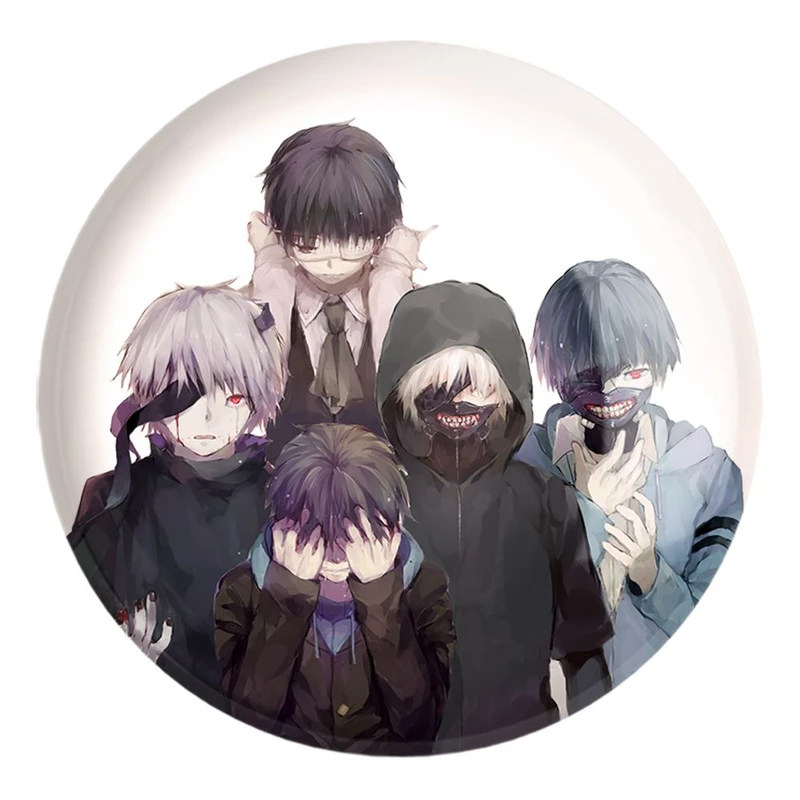 پیکسل خندالو طرح کانکی کن انیمه توکیو غول Tokyo Ghoul کد 11902 مدل بزرگ
