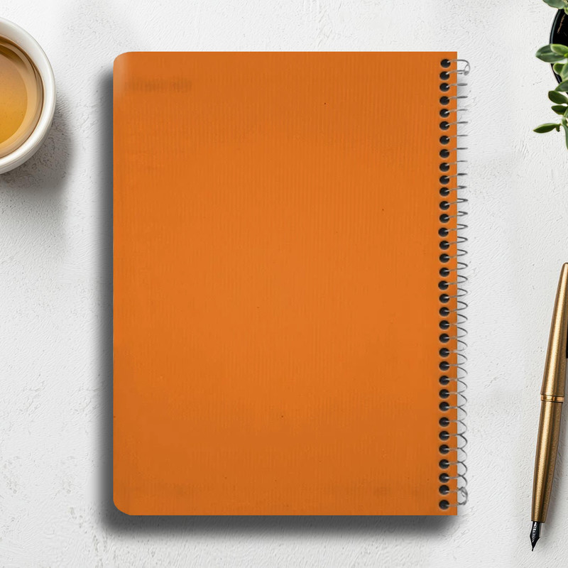 دفتر 50 برگ مدل سیمی طلقی کد 110