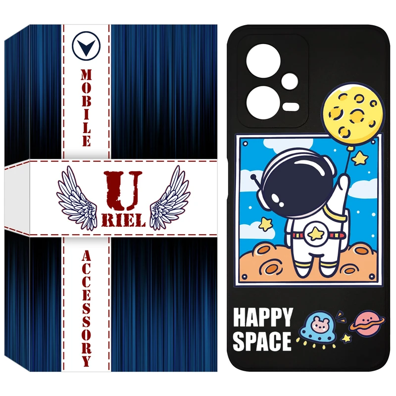 کاور یوریل مدل KSH کد 7 طرح فضانورد مناسب برای گوشی موبایل شیائومی Redmi Note 12 5G / Poco X5