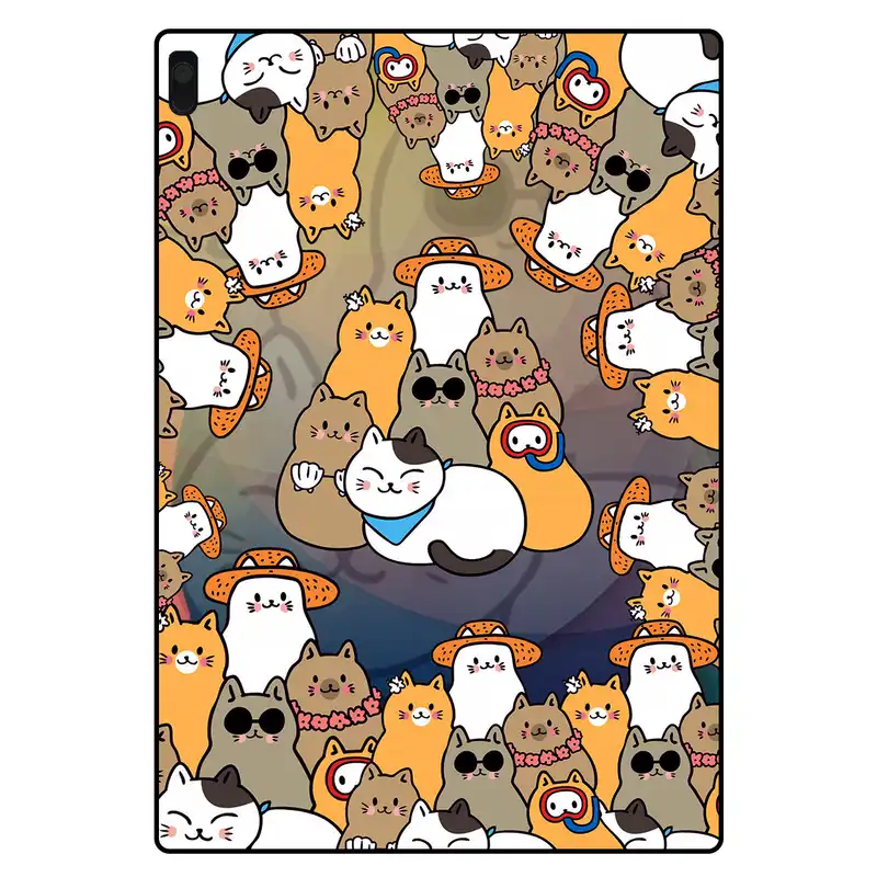 کاور مگافون طرح گربه مدل 7717 مناسب برای تبلت لنوو Tab 4 10.0 / X304L / X3004F