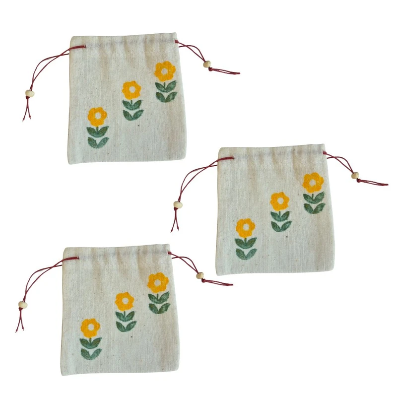 ساک هدیه مدل گل لاله03 بسته سه عددی