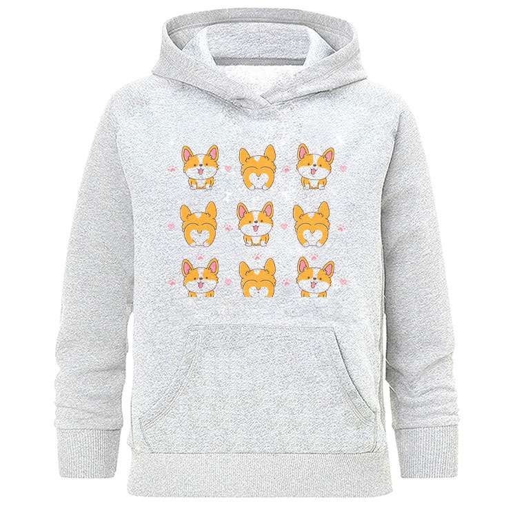 هودی زنانه طرح سگ فانتزی مدل Z675