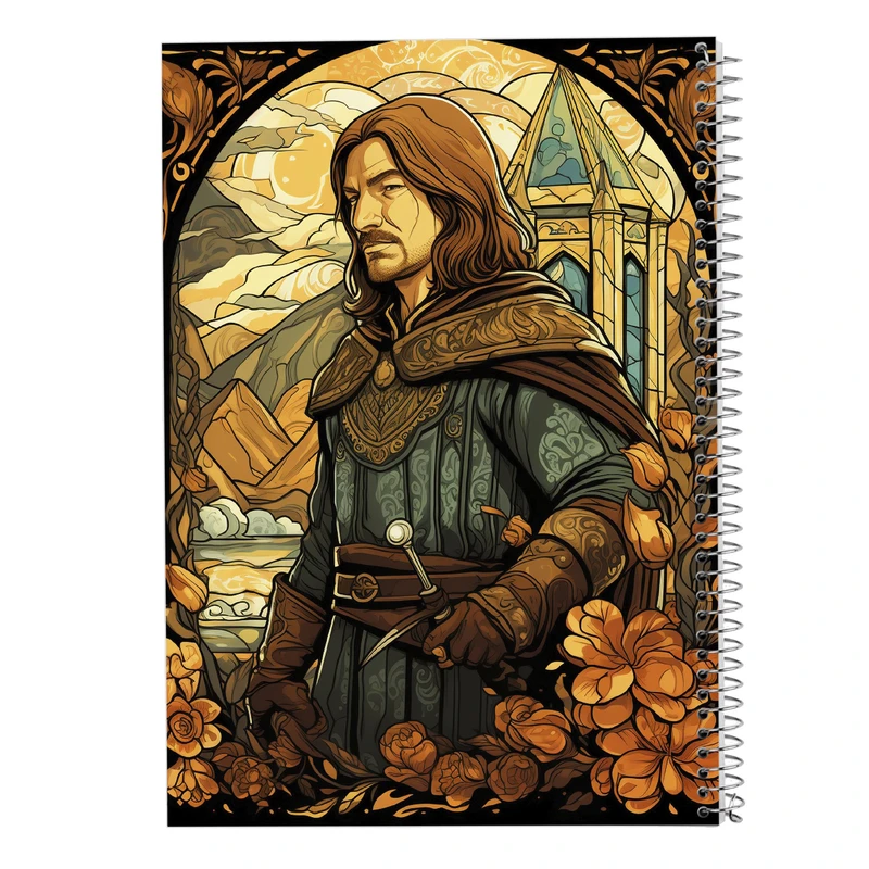 دفتر نقاشی 50 برگ مدوپد مدل The Lord of the Rings کد DF3084