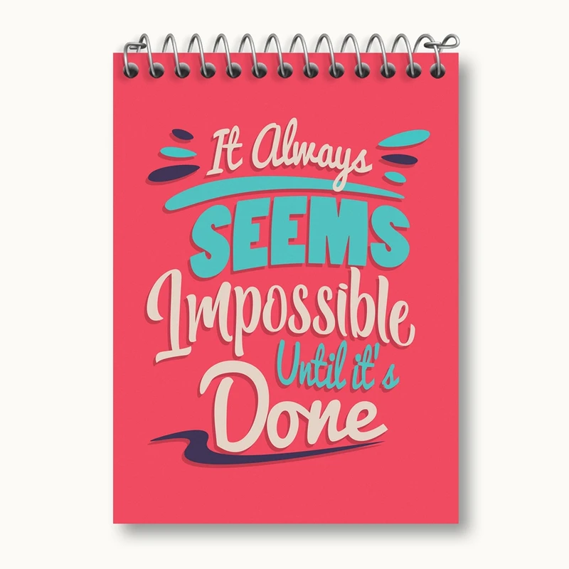 دفتر یادداشت 50 برگ خندالو مدل جملات انگیزشی کد 24801