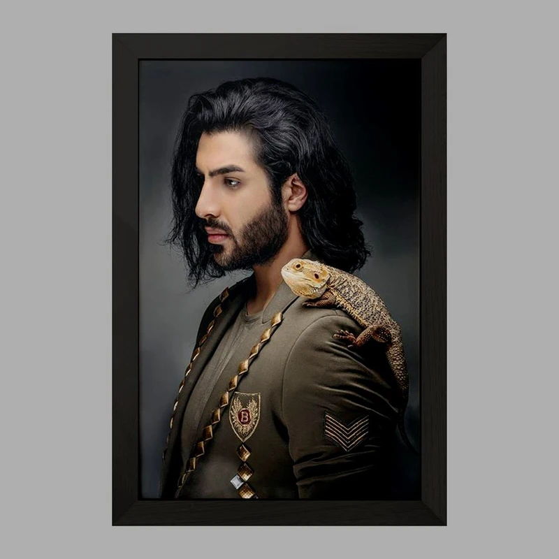 تابلو خندالو مدل رهام هادیان ماکان بند  کد 2547