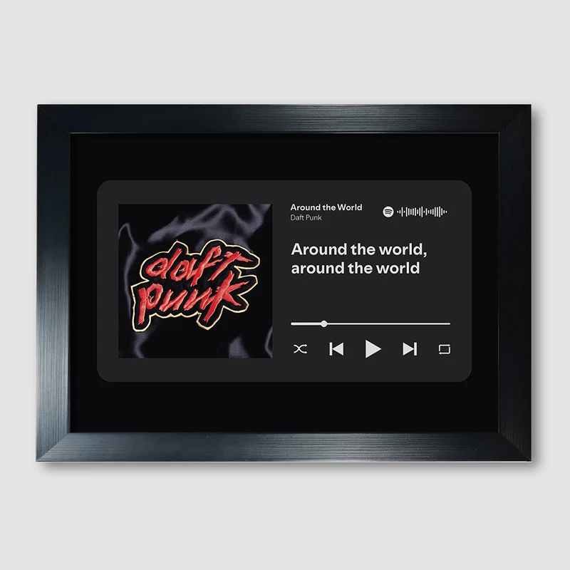 تابلوی مدل تابلوی موزیکال طرح Around the World by  Daft Punk