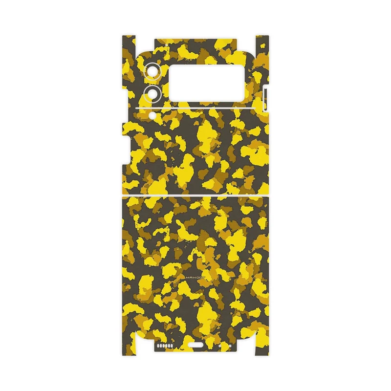 برچسب پوششی ماهوت مدل Yellow Infantry Army-FullSkin مناسب برای گوشی موبایل سامسونگ Galaxy Z Flip3 5G