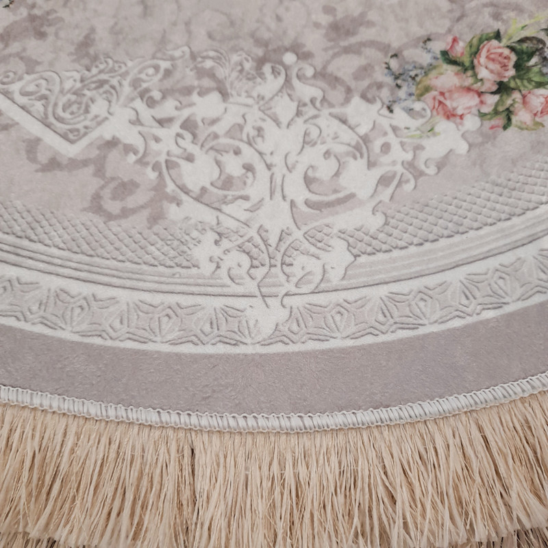 پادری مدل دایره طرح فانتزی کد C002 سایز 80x80 سانتی متر