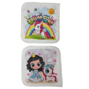 حوله دست و صورت نوزاد سایز 30×30 سانتیمتر بسته 2 عددی