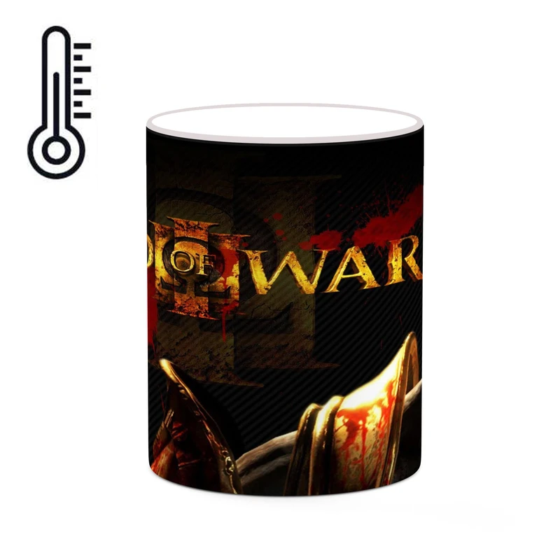 ماگ حرارتی کاکتی طرح گاد آف وار God Of War مدل mgh40834