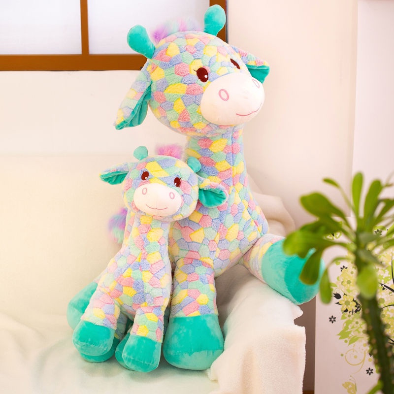 عروسک مدل زرافه کد I20V ارتفاع 38 سانتی‌متر