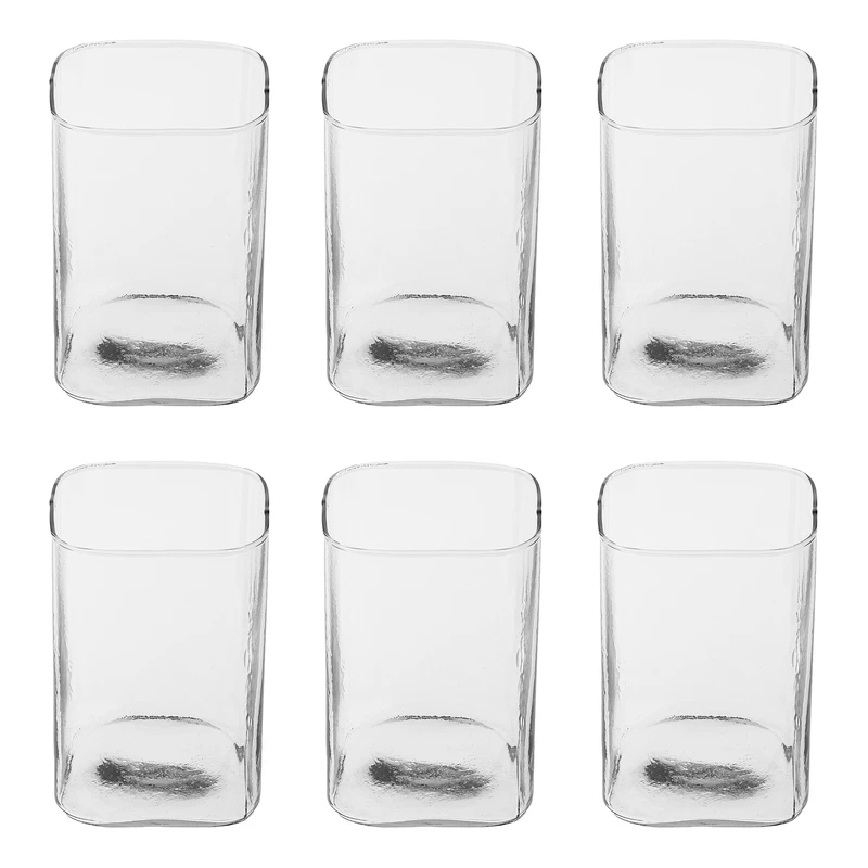 جاشمعی شیشه ‌ای طرح مربع کد 003 بسته 6 عددی