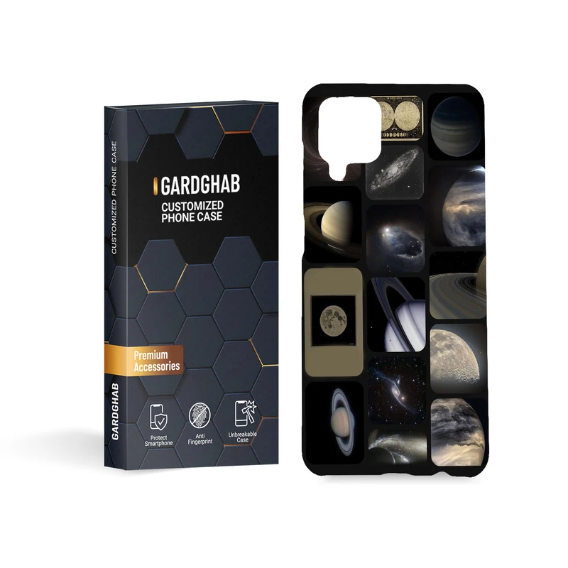 کاور گارد قاب مدل کهکشان مناسب برای گوشی موبایل سامسونگ Galaxy A12