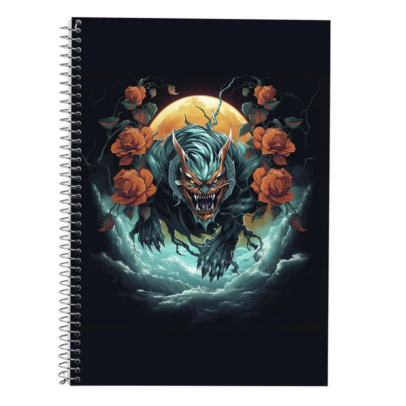 دفتر زبان 50 برگ مدوپد مدل سه خط طرح تایتان Titan کد DF11831