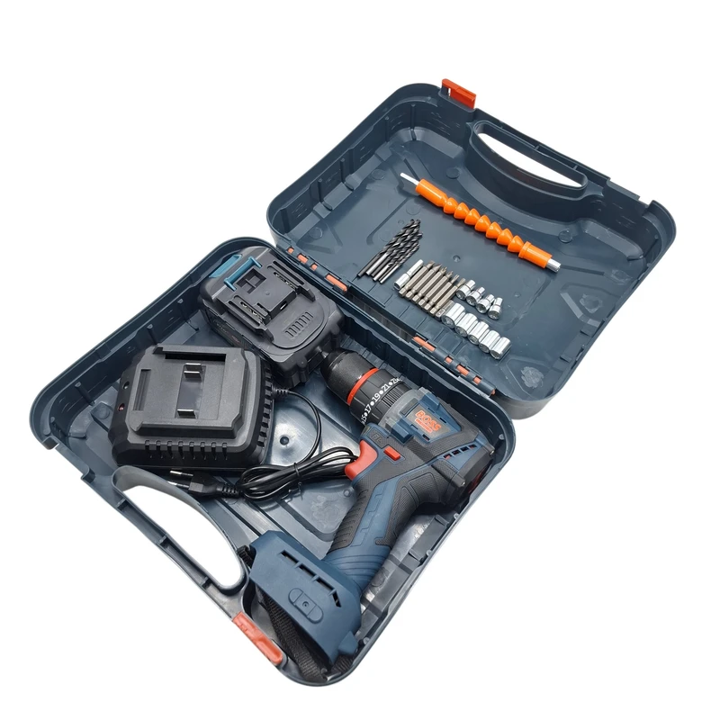 دریل چکشی شارژی صنعتی براشلس سه نظام 10 میلی متری 88 ولت باس مدل LIFE_STYLE کد 1 