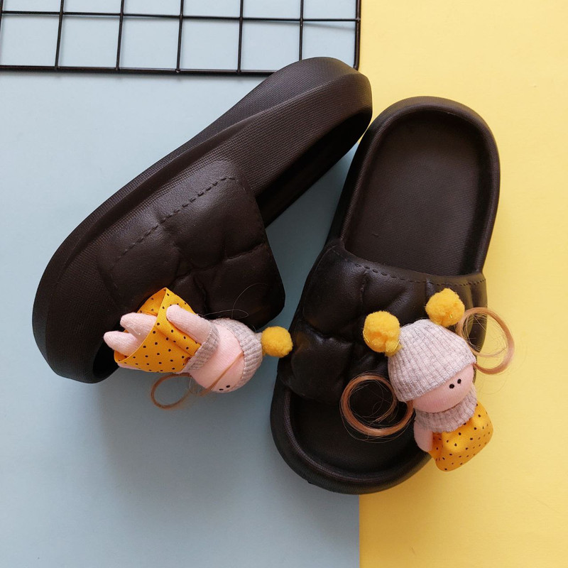 دمپایی زنانه مدل هانا عروسکی