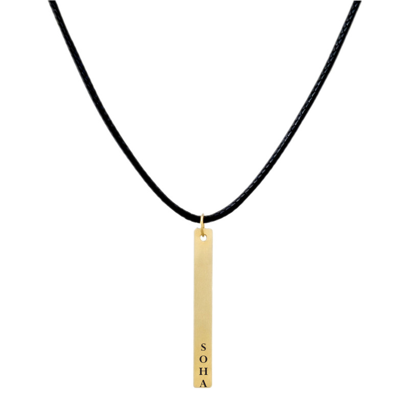 گردنبند طلا 18 عیار زنانه لیردا مدل اسم سها  9011