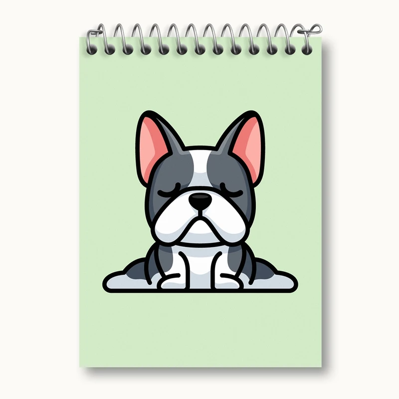 دفتر یادداشت 50 برگ خندالو مدل حیوانات بامزه سگ کد 28388