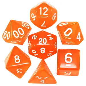 تاس بازی مدل Dungeons and Dragons بسته 7 عددی