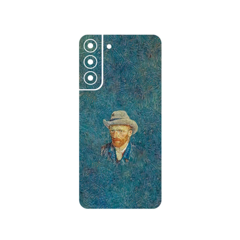 برچسب پوششی ماهوت مدل Self portrait with a gray felt hat مناسب برای گوشی موبایل سامسونگ Galaxy S22 Plus 5G