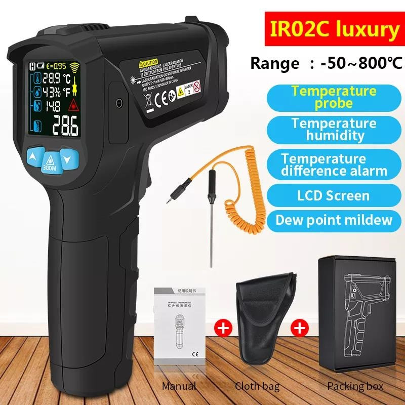 ترمومتر لیزری دیجیتال مستک مدل IR02C ترمومتر لیزری دیجیتال مستک مدل IR02C