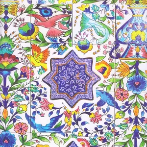 کاغذ کادو مدل گل و مرغ