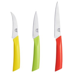 نقد و بررسی ست چاقو آشپزخانه 3 پارچه ایکیا مدل S-MATDOFT توسط خریداران