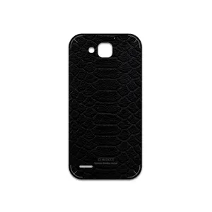 MAHOOT Black-Snake-Leather Cover Sticker for Honor 3X G750