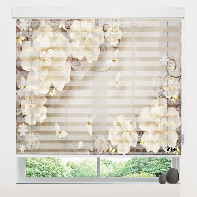 پرده زبرا زیو مدل 3D-1115 سایز 200x150 سانتی متر