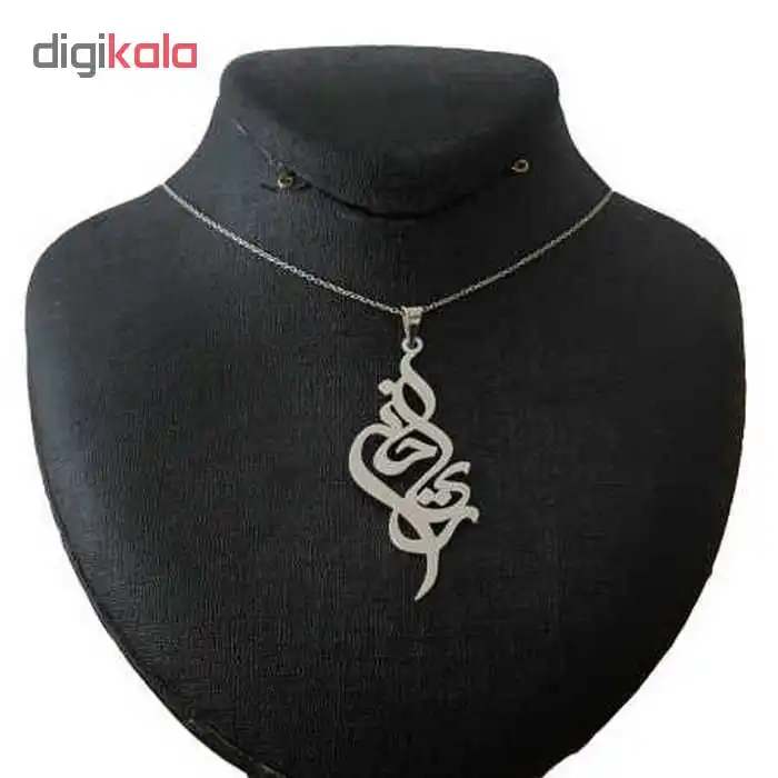 گردنبند نقره زنانه طرح ریحانه کد01