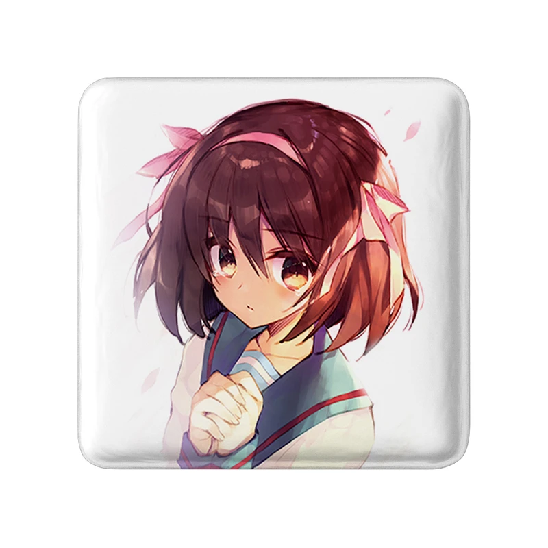 مگنت خندالو طرح هاروهی انیمه ناپدید شدن هارومی سوزومیا The Disappearance of Haruhi Suzumiya  مدل مربعی کد 23150