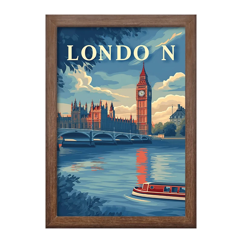 تابلو خندالو طرح لندن (London) کد F4940