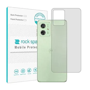 Transparent Rockspace HyGEL back cover suitable for Motorola Moto G54 5G mobile phone