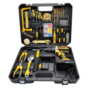 مجموعه 100 عددی دریل پیچ گوشتی شارژی چکشی صنعتی اینتیمکث مدل 0925