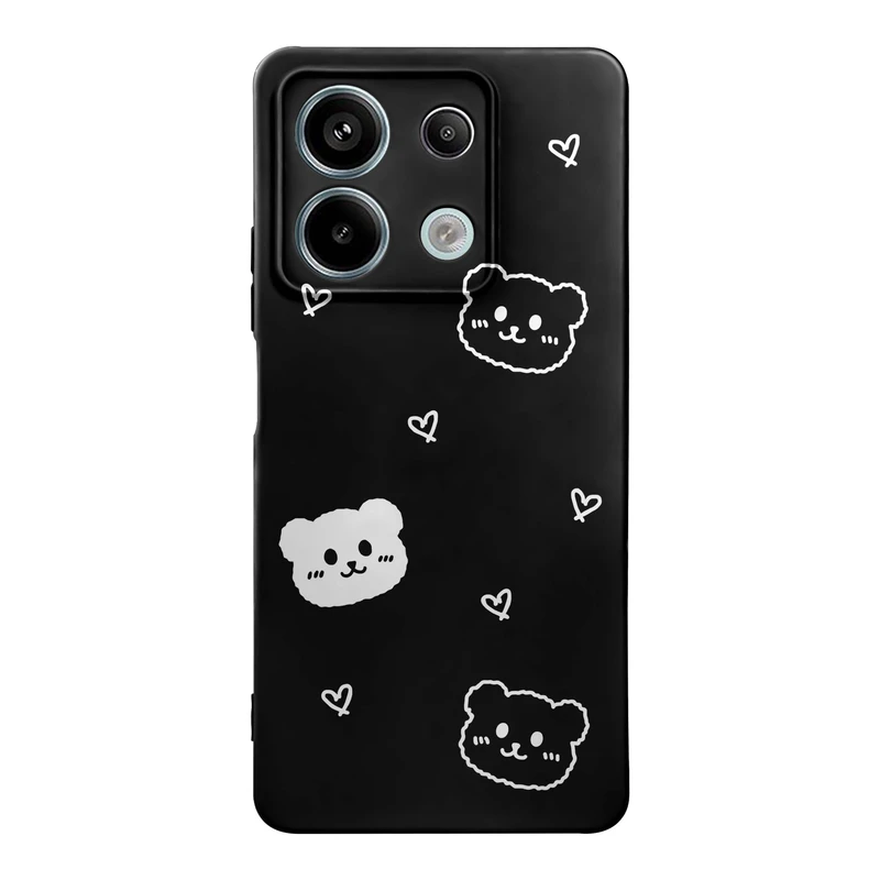 کاور قاب گارد طرح خرس کیوت کد f9213 مناسب برای گوشی موبایل شیائومی Redmi Note 13 Pro 5G
