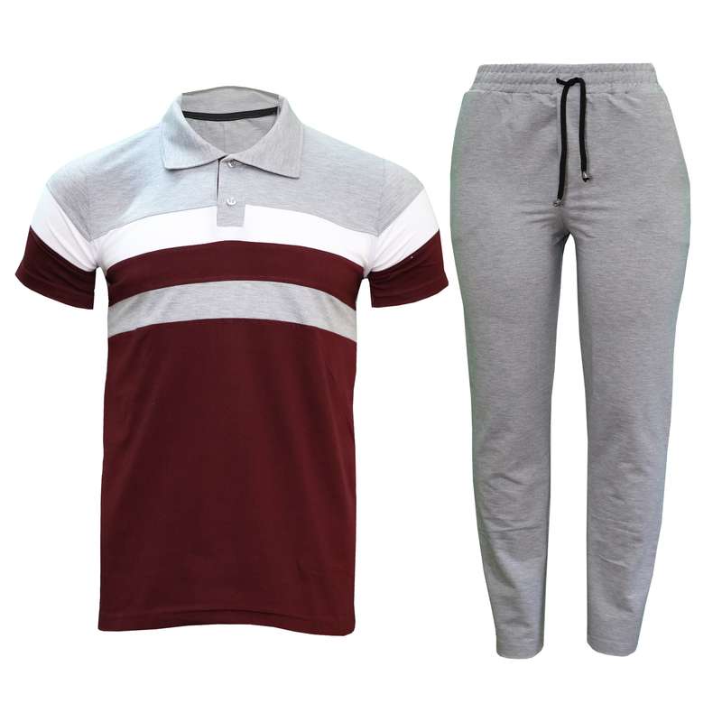 ست پولوشرت و شلوار مردانه گرشا مدل 1087