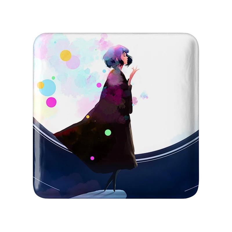 مگنت خندالو طرح بازی گریس (Gris) مدل مربعی کد 35537