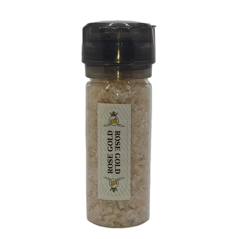 نمک صورتی کریستال آسیابدار رز گلد - 160 گرم