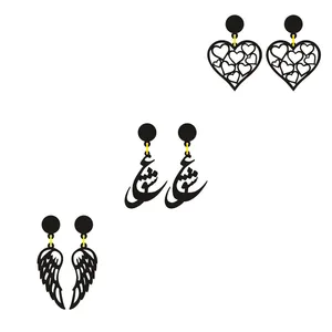 گوشواره دخترانه کد 318 مجموعه 3 عددی
