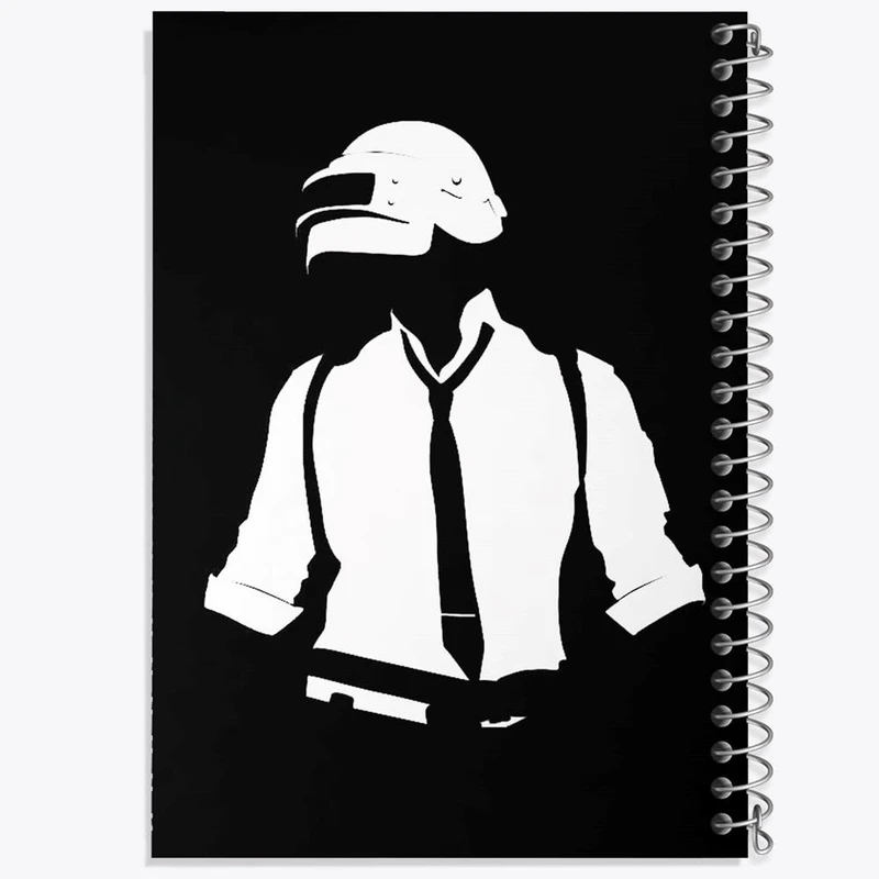 دفتر نقاشی 50 برگ خندالو مدل بازی پابجی PUBG کد 3807